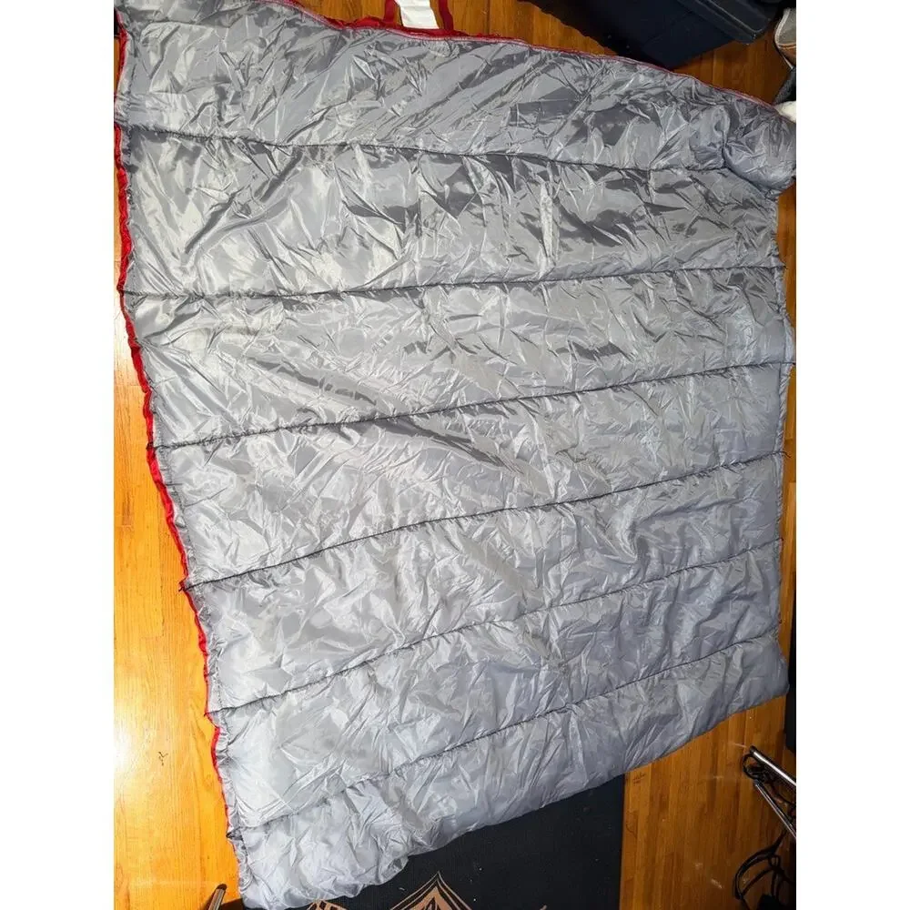 Ozark Trail 50 Degree Warm Weather Sleeping Bag 33 x 75 inches Red & Gray